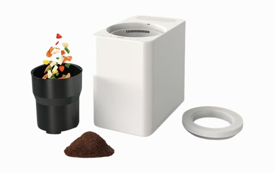 from food waste to compost in hours